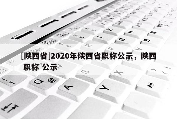 [陕西省]2020年陕西省职称公示，陕西 职称 公示
